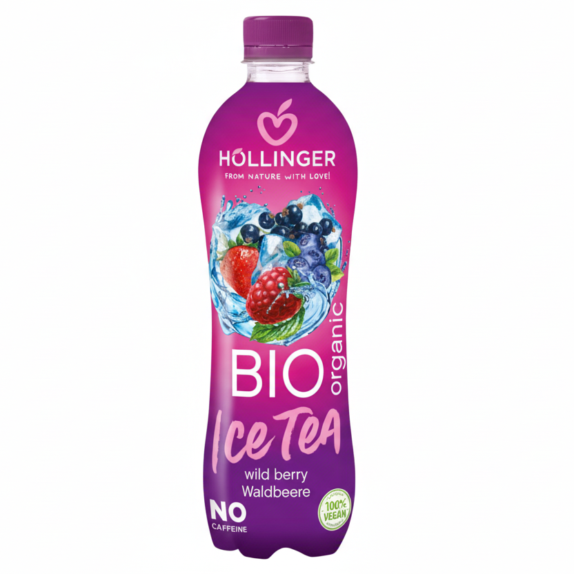 Höllinger Bio Eistee Waldbeeren 0,5L PET x 12