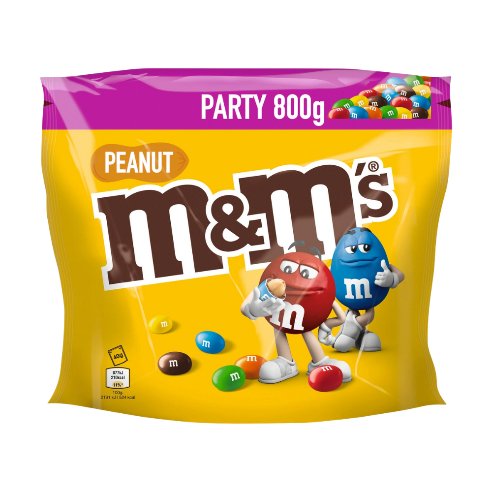 M&M´s Standbeutel Erdnuss Party 800g