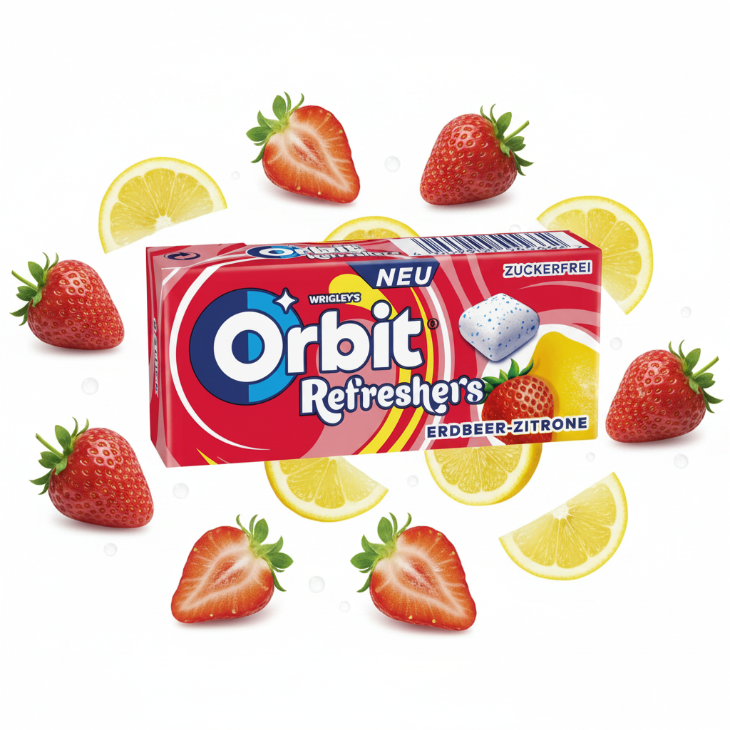Orbit Refreshers Erdbeer- Zitrone 14g x 30