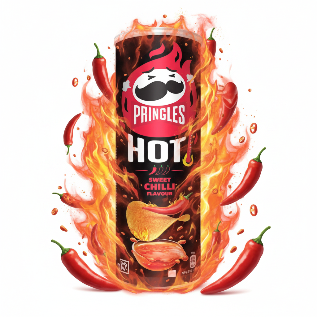 Pringles Hot Sweet Chili 165g