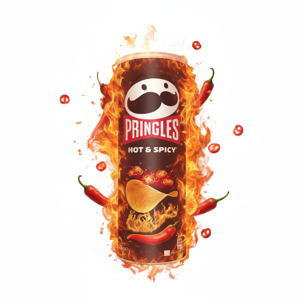 Pringles Hot & Spicy 165g