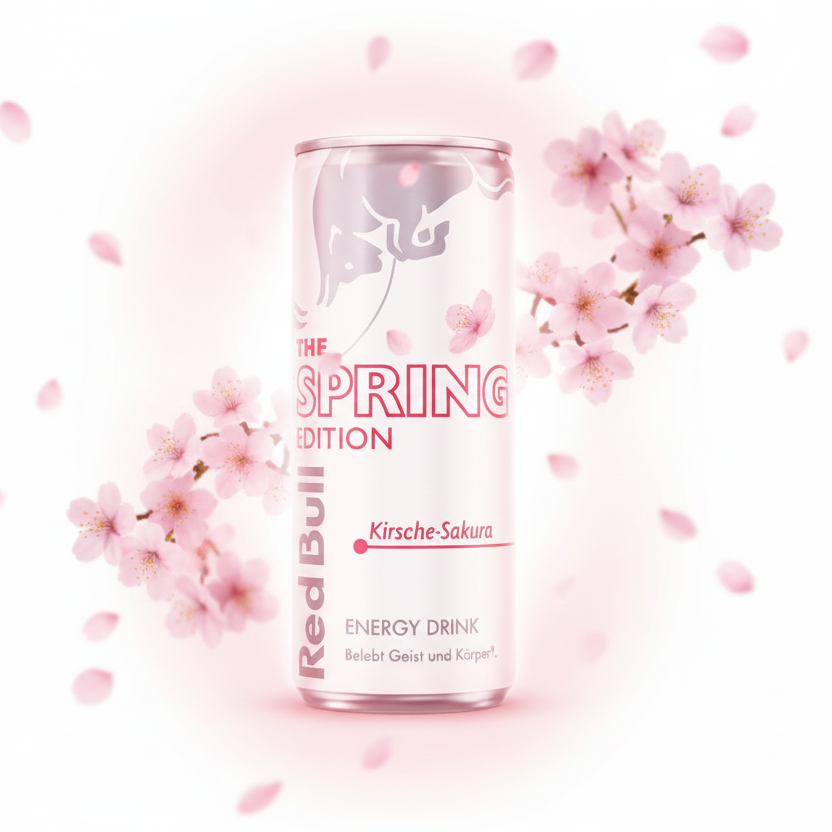 Red Bull Spring Edition Kirsche-Sakura 0,25L x 24