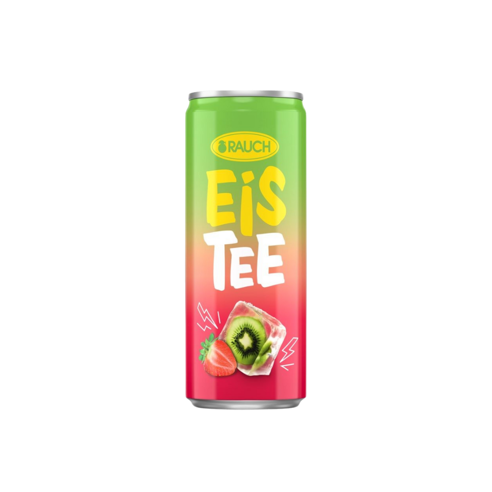Rauch Eistee Erdbeere-Kiwi 0,33l x 24
