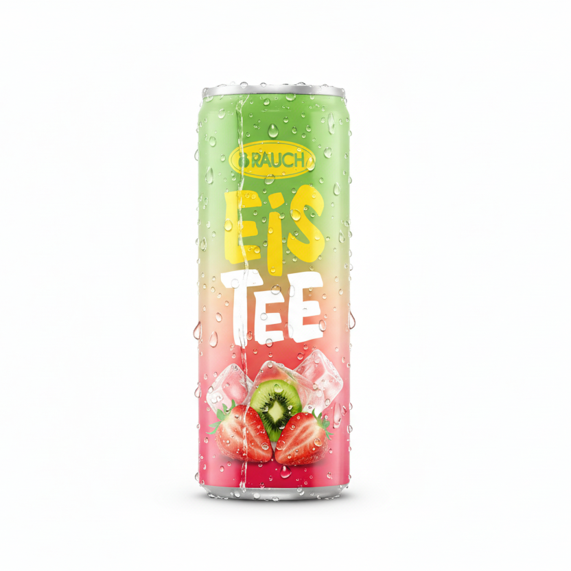Rauch Eistee Erdbeere-Kiwi 0,33l x 24