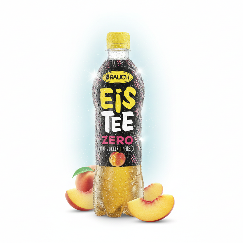 Rauch Eistee Zero Pfirsich 0,5l PET x 12