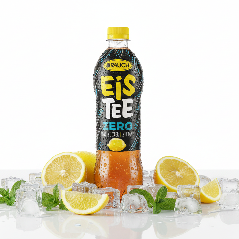 Rauch Eistee Zero Zitrone 0,5l PET x 12