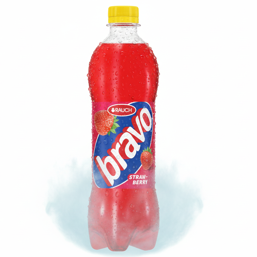 Bravo Erdbeere 0,5L PET x 12