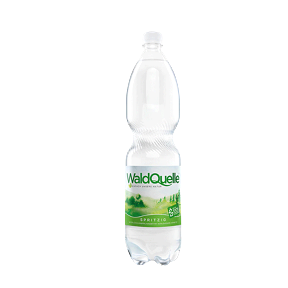 Waldquelle Mineralwasser Spritzig 1,5l PET x 6