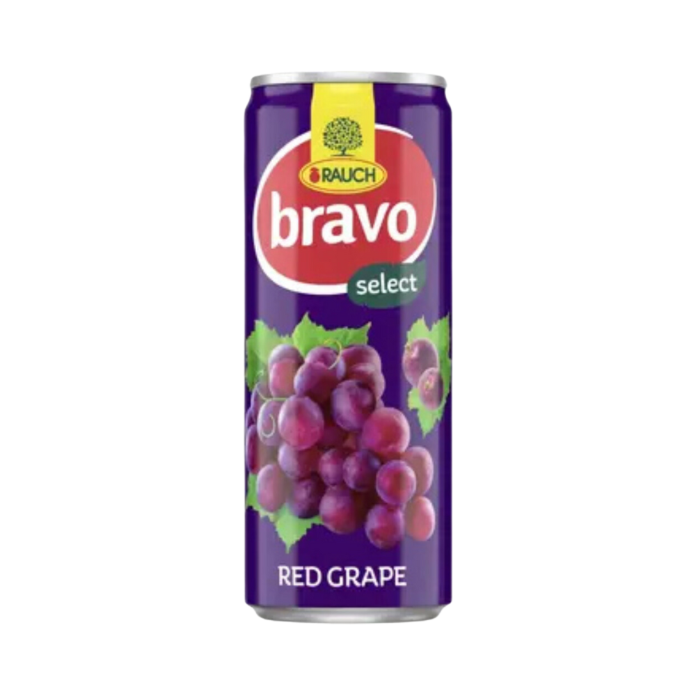Bravo Red Grape 0,33l x 24