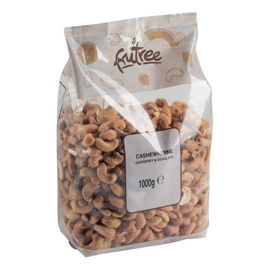 Frutree Cashewkerne geröstet u. gesalzen 1 kg