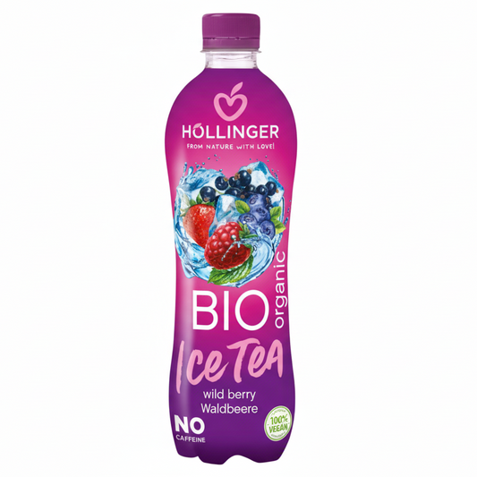 Höllinger Bio Eistee Waldbeeren 0,5L PET x 12