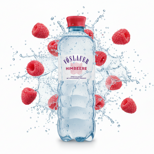 Vöslauer Flavour Himbeere 0,5l PET x 8