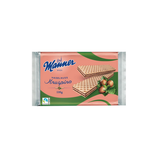 Manner Knuspino Haselnuss 110g x 18