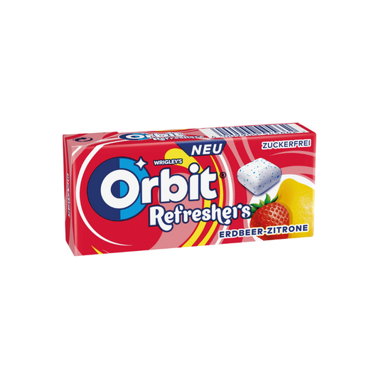 Orbit Refreshers Erdbeer- Zitrone 18g x 12