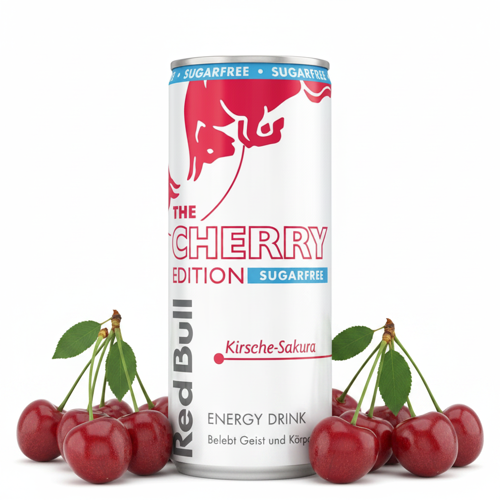 Red Bull Cherry Edition Kirsche-Sakura Sugarfree 0,25L x 24