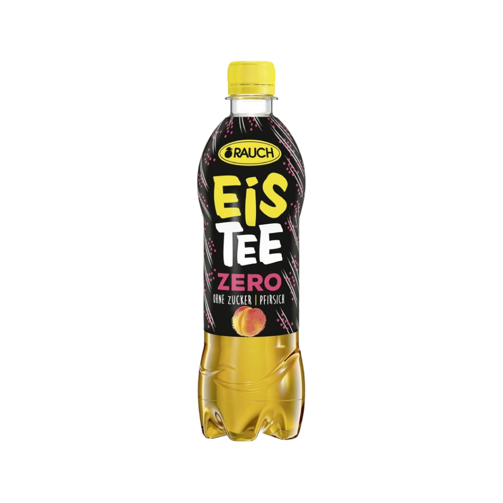 Rauch Eistee Zero Pfirsich 0,5l PET x 12